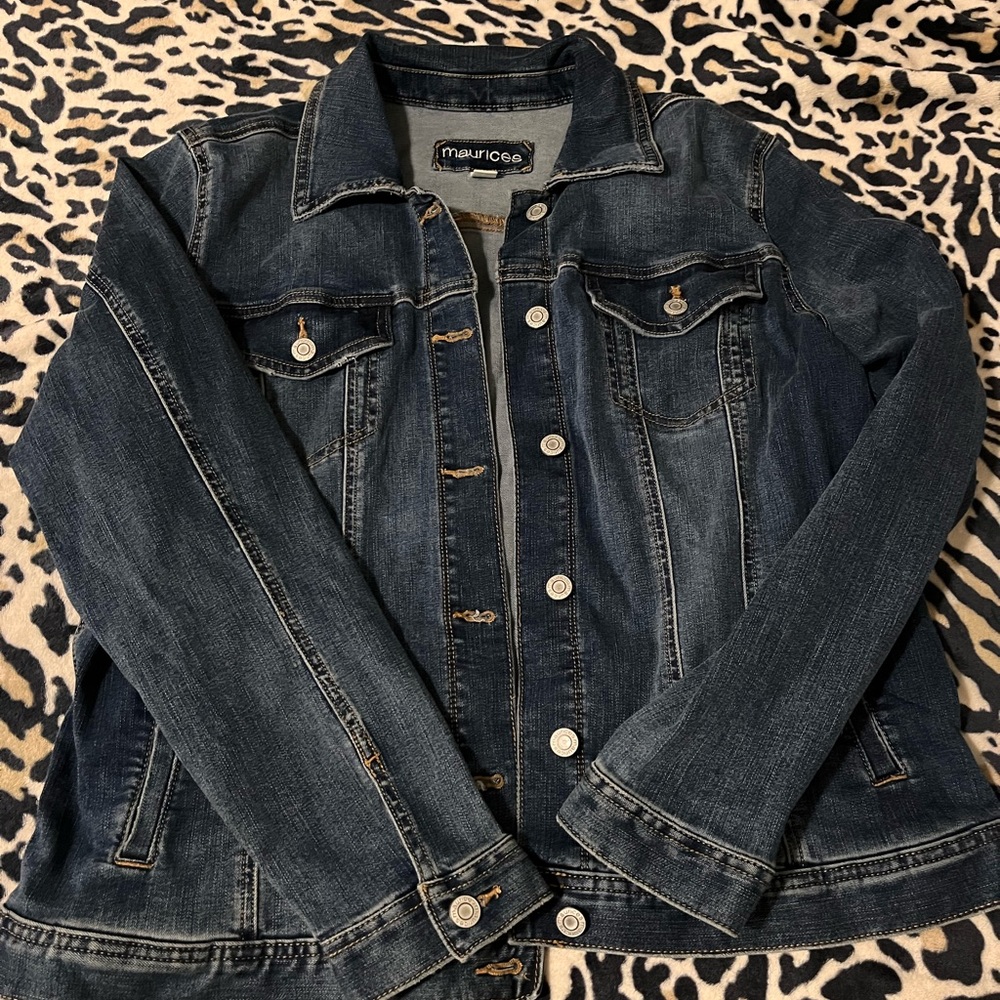 Maurice’s  denim jacket Button up